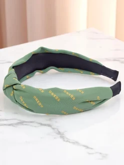 Royalfashion Opaska do włosów z pleceniem we wzorki Grafity Boom