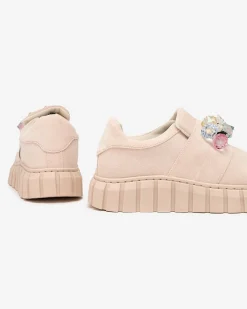 Royalfashion Półbuty sportowe z kolorowymi kamyczkami Resinello