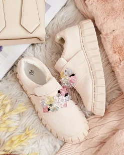 Royalfashion Półbuty sportowe z kolorowymi kamyczkami Resinello