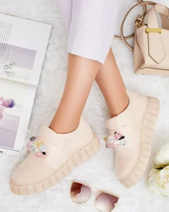 Royalfashion Półbuty sportowe z kolorowymi kamyczkami Resinello