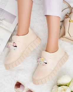 Royalfashion Półbuty sportowe z kolorowymi kamyczkami Resinello