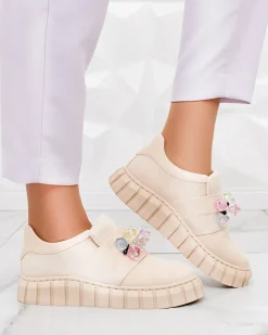 Royalfashion Półbuty sportowe z kolorowymi kamyczkami Resinello