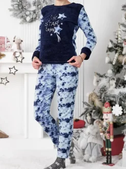 Royalfashion Piżama damska a'la polarowa Life Star Enjoy