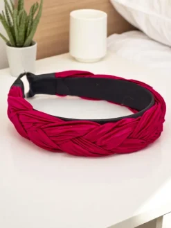 Royalfashion Pleciona opaska do włosów karbowana Nina