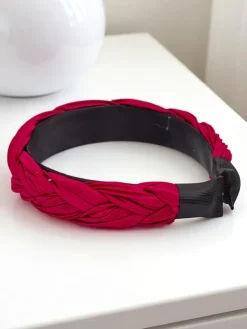 Royalfashion Pleciona opaska do włosów karbowana Nina