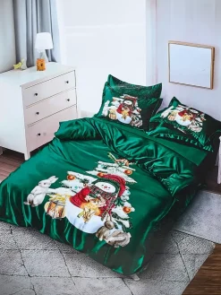 Royalfashion Pościel świąteczna 160x200 komplet 3-CZĘŚCI