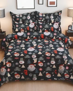 Royalfashion Pościel świąteczna 160x200 komplet 3-CZĘŚCI