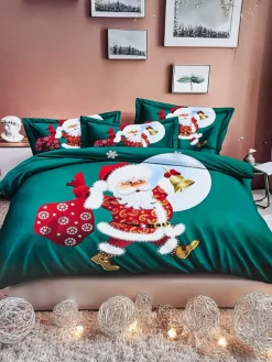 Royalfashion Pościel świąteczna 160x200 komplet 3-CZĘŚCI