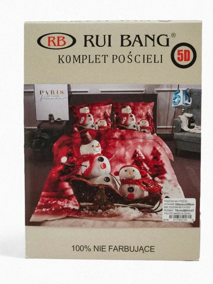 Royalfashion Pościel świąteczna 160x200 komplet 3-CZĘŚCI