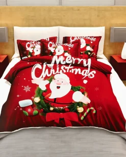 Royalfashion Pościel świąteczna 200x220 komplet 4-CZĘŚCI