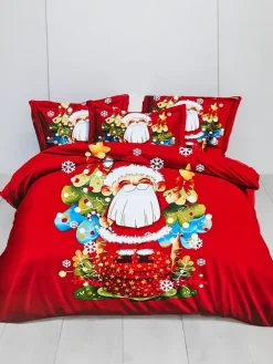 Royalfashion Pościel świąteczna 160x200 komplet 3-CZĘŚCI