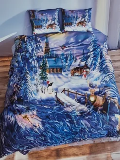 Royalfashion Pościel świąteczna 160x200 komplet 3-CZĘŚCI