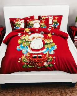 Royalfashion Pościel świąteczna 200x220 komplet 4-CZĘŚCI