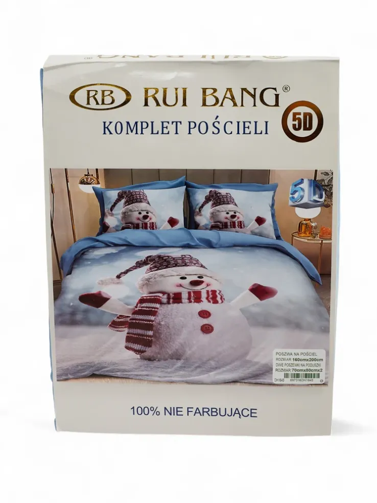 Royalfashion Pościel świąteczna 160x200 komplet 3-CZĘŚCI