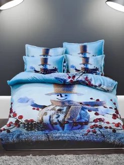 Royalfashion Pościel świąteczna 160x200 komplet 3-CZĘŚCI