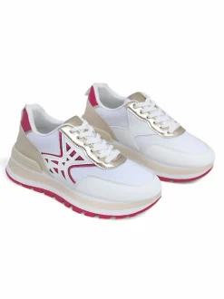 Royalfashion Sneakersy damskie z brokatem Senues