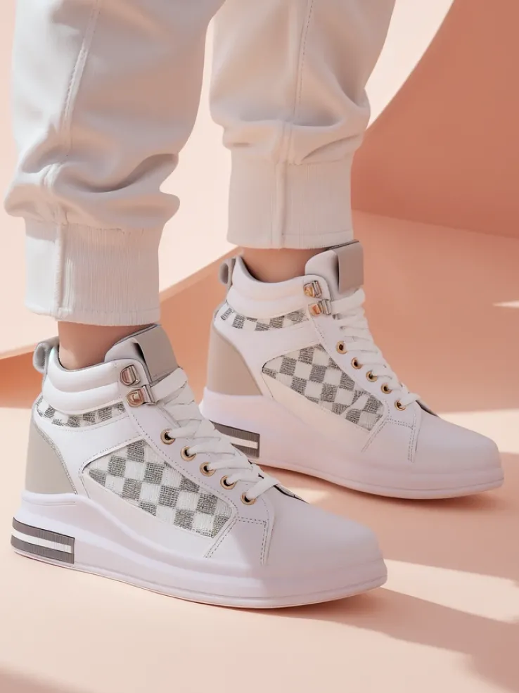 Royalfashion Sneakersy damskie na koturnie Erron