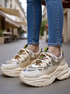 Royalfashion Sneakersy damskie na grubszej podeszwie Teresii