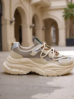 Royalfashion Sneakersy damskie na grubszej podeszwie Teresii