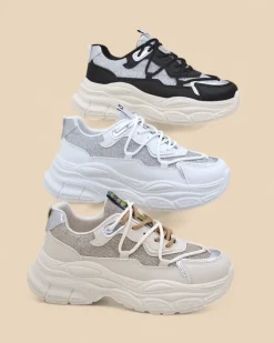 Royalfashion Sneakersy damskie na grubszej podeszwie Teresii