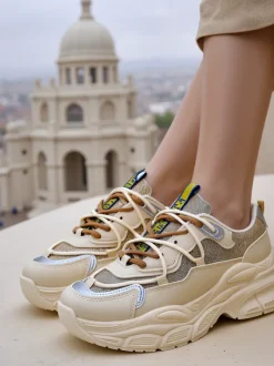 Royalfashion Sneakersy damskie na grubszej podeszwie Teresii