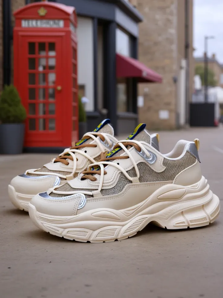 Royalfashion Sneakersy damskie na grubszej podeszwie Teresii