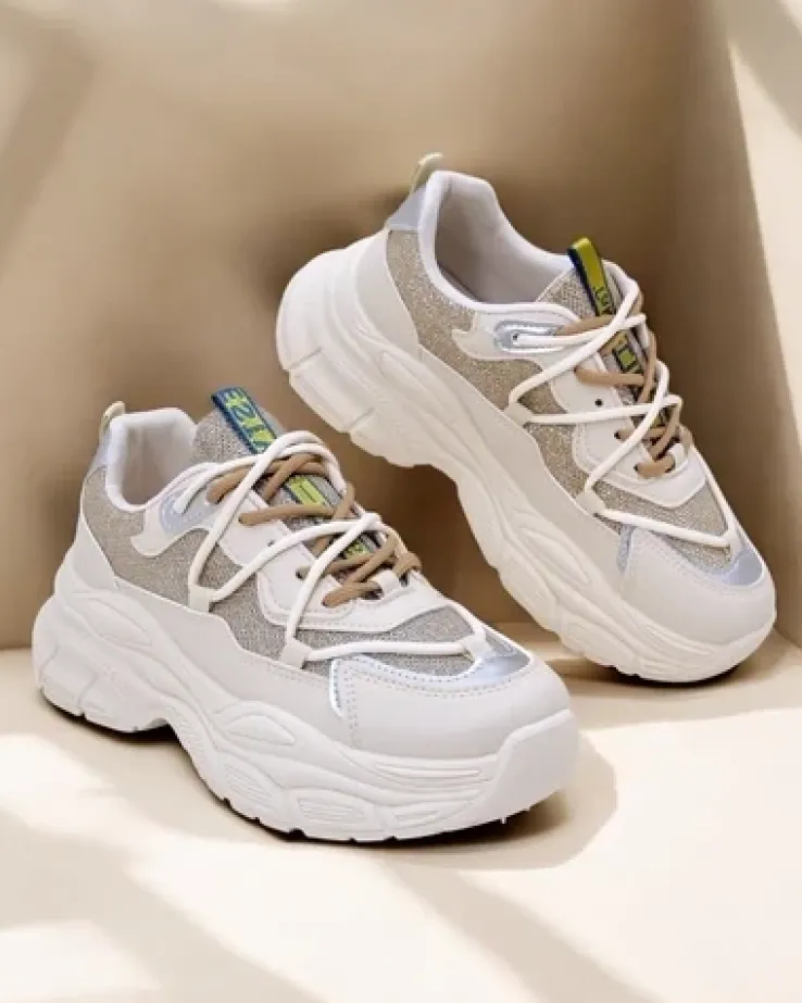 Royalfashion Sneakersy damskie na grubszej podeszwie Teresii