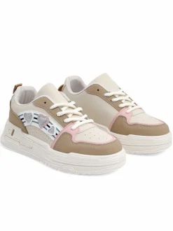 Royalfashion Sneakersy damskie z brokatem Samoles