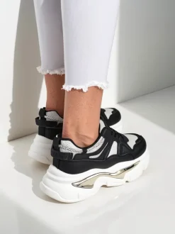 Royalfashion Sneakersy damskie na grubszej podeszwie Lesalli