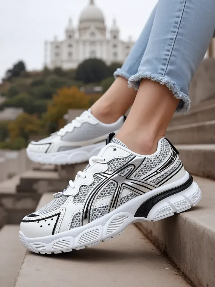 Royalfashion Sneakersy damskie na grubszej podeszwie Imerri