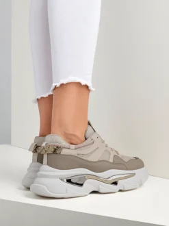 Royalfashion Sneakersy damskie na grubszej podeszwie Lesalli