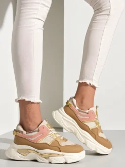 Royalfashion Sneakersy damskie na grubszej podeszwie Lesalli