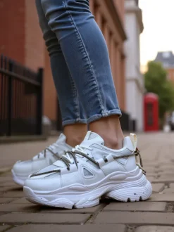 Royalfashion Sneakersy damskie na grubszej podeszwie Reterri