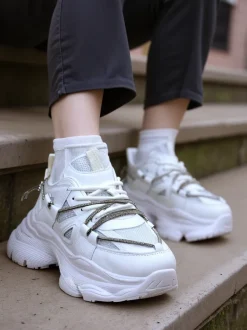 Royalfashion Sneakersy damskie na grubszej podeszwie Reterri