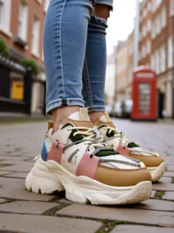 Royalfashion Sneakersy damskie na grubszej podeszwie Reterri