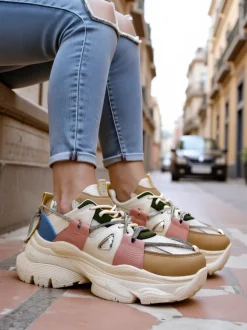 Royalfashion Sneakersy damskie na grubszej podeszwie Reterri