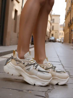 Royalfashion Sneakersy damskie na grubszej podeszwie Reterri