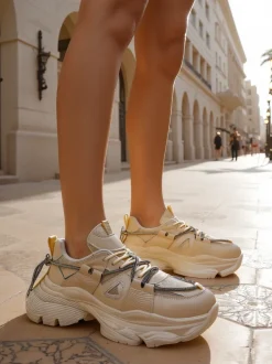 Royalfashion Sneakersy damskie na grubszej podeszwie Reterri