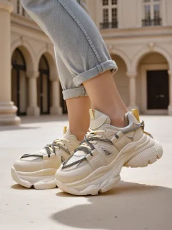 Royalfashion Sneakersy damskie na grubszej podeszwie Reterri