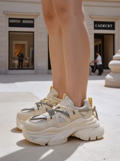 Royalfashion Sneakersy damskie na grubszej podeszwie Reterri