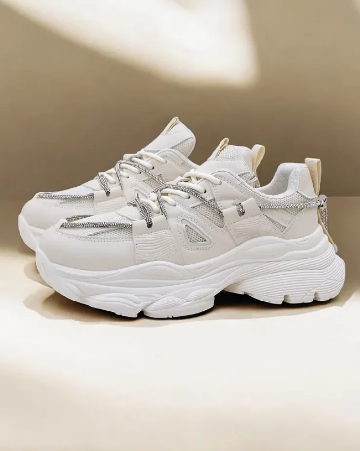 Royalfashion Sneakersy damskie na grubszej podeszwie Reterri