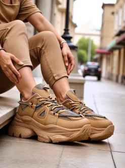 Royalfashion Sneakersy damskie na grubszej podeszwie Reterri