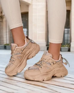 Royalfashion Sneakersy damskie na grubszej podeszwie Reterri