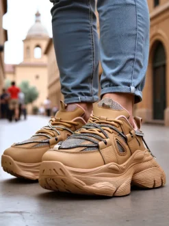 Royalfashion Sneakersy damskie na grubszej podeszwie Reterri