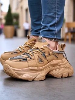 Royalfashion Sneakersy damskie na grubszej podeszwie Reterri