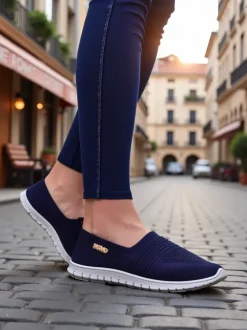 Royalfashion Sportowe mokasyny damskie Sortpes