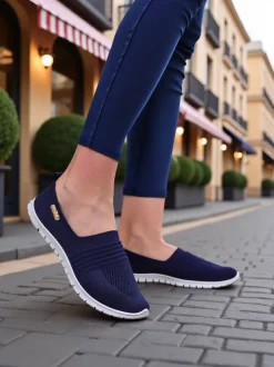 Royalfashion Sportowe mokasyny damskie Sortpes