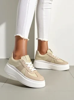 Royalfashion Sportowe sneakersy damskie na platformie Safirrat