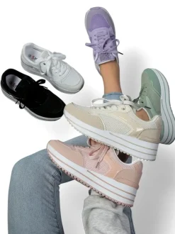 Royalfashion Sportowe sneakersy damskie na platformie Revided