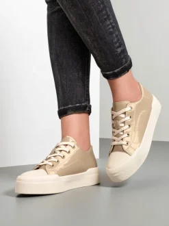 Royalfashion Sportowe trampki damskie Golddelle